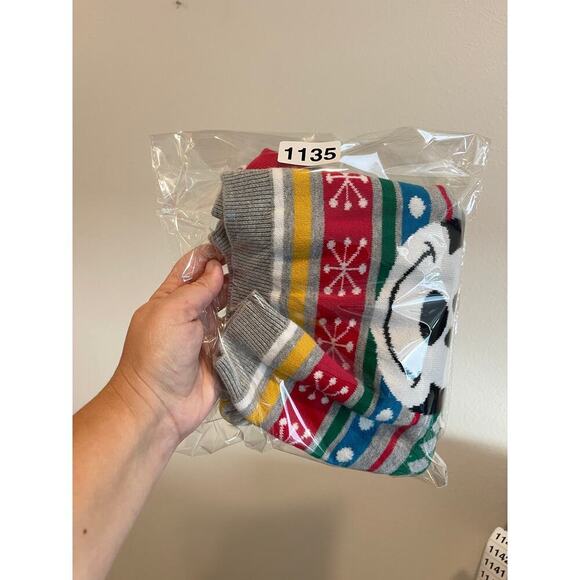 Disney Store Sweater Girls Sz 3 Minnie Mouse Pullover Colorful Winter Mickey - Picture 9 of 9